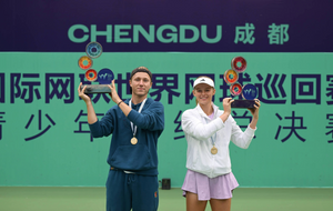 Schoenhaus, Vandromme win titles at ITF World Tennis Tour Junior Finals in Chengdu