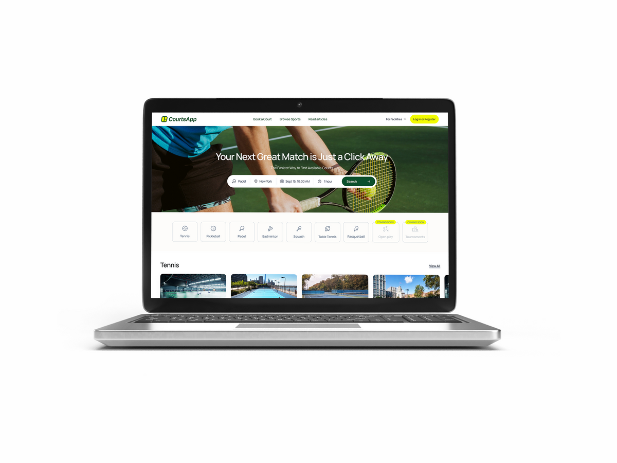 CourtsApp Launches as “The Healthiest App in the World,” Turning Scree
– Florida Tennis