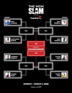 First-Round Matchups Set For The MGM Slam Presented  by Capital One March 1 at T-Mobile Arena in Las Vegas