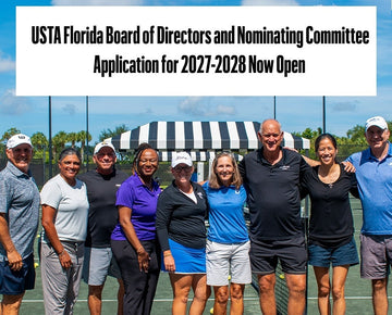 USTA Florida Board of Directors & Nominating Committee Application for 2027-2028 Now Open