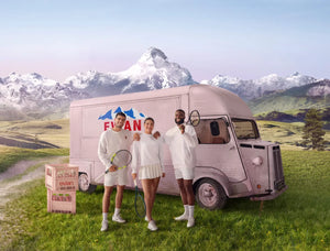 Alcaraz, Raducanu, Tiafoe star in evian x Jeff Koons collab