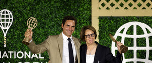 Roger Federer, Mary Carillo Take Their Place in Tennis History