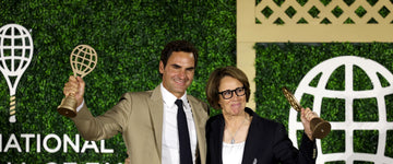 Roger Federer, Mary Carillo Take Their Place in Tennis History