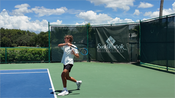 Getting Sharp with The Saber: Saddlebrook's Junior Players Test a Different Kind of Tennis Racquet