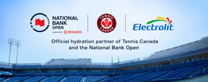 Electrolit® Named Official Hydration Partner of Tennis Canada and the National Bank Open Presented by Rogers  in Multiyear Agreement