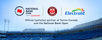 Electrolit® Named Official Hydration Partner of Tennis Canada and the National Bank Open Presented by Rogers  in Multiyear Agreement