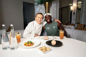 Evian, Chef Daniel Boulud, and Frances Tiafoe Team Up for First-Ever Culinary & Tennis Collaboration in New York