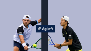 Rei Sakamoto, Aleksandar Kovacevic Headline Agiloft’s US Open Tennis Push