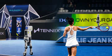 WTA Pro Wang Qiang Played Tennis With a Robot at the Billie Jean King Cup Finals