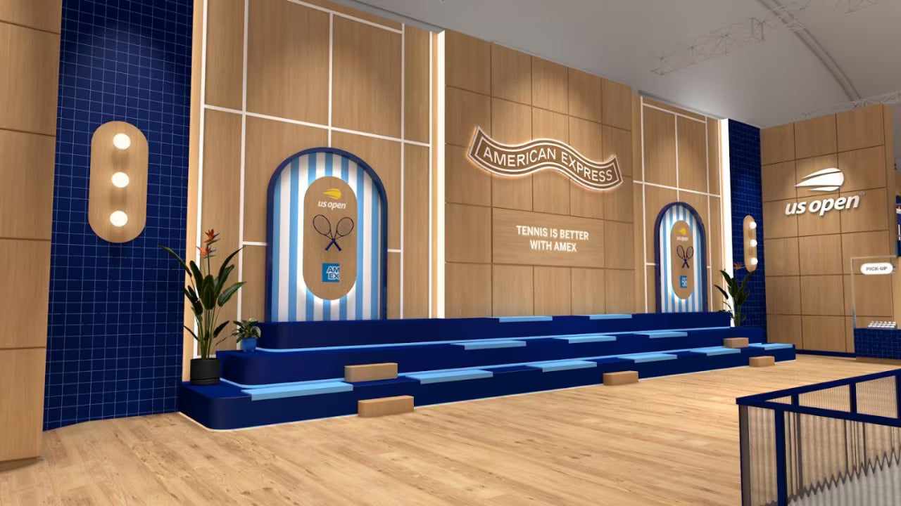 American Express has some cool perks on-site at the US Open