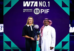 Aryna Sabalenka Celebrates Second Consecutive Season Earning the WTA Year-End No. 1 Ranking Presented by PIF