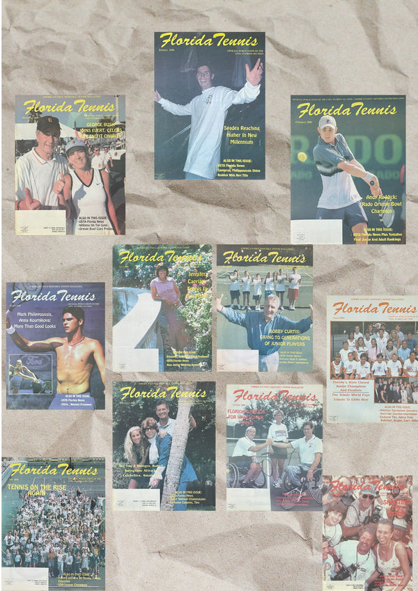 Florida Tennis Magazine 2000 Complete Collection (11 issues)