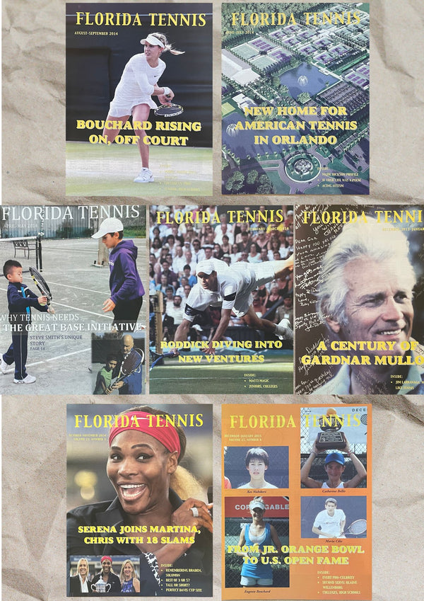 Florida Tennis Magazine 2014 Complete Collection (7 Issues)