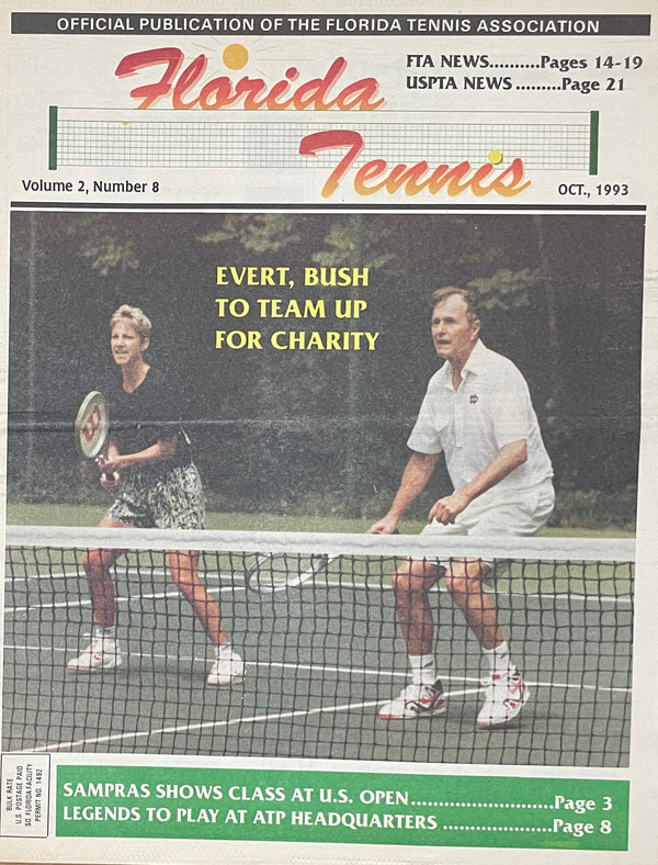 Florida Tennis Magazine Oct. 1993 | Chris Evert & Pete Sampras