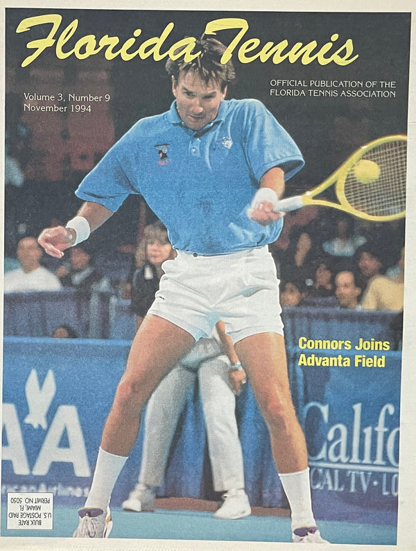 Florida Tennis Magazine Nov. 1994 | Jimmy Connors Advanta Tour