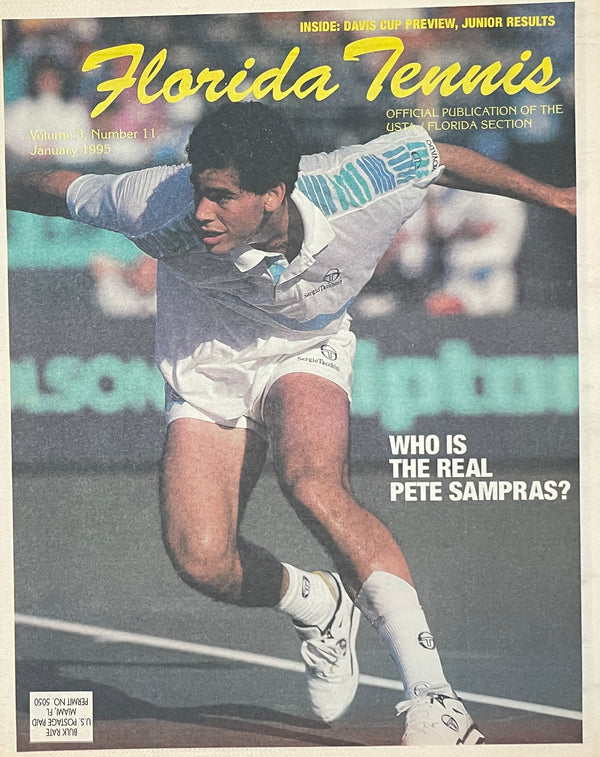 Florida Tennis Magazine Jan. 1995 | Pete Sampras Story