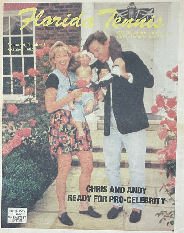 Florida Tennis Magazine October 1995 | Chris Evert Pro-Celebrity