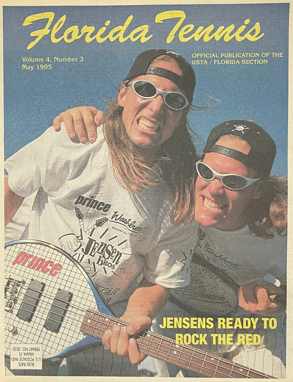 Florida Tennis Magazine May 1995 | Jensen Brothers Cover
