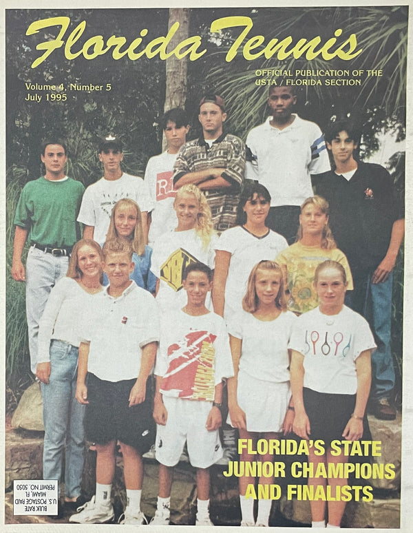 Florida Tennis Magazine July 1995 | Florida State Junior Champions