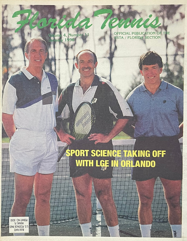Florida Tennis Magazine January 1996 | Sport Science Tennis