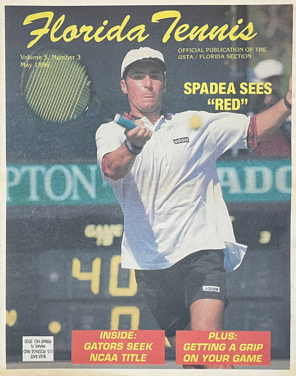 Florida Tennis Magazine May 1996 | Vince Spadea