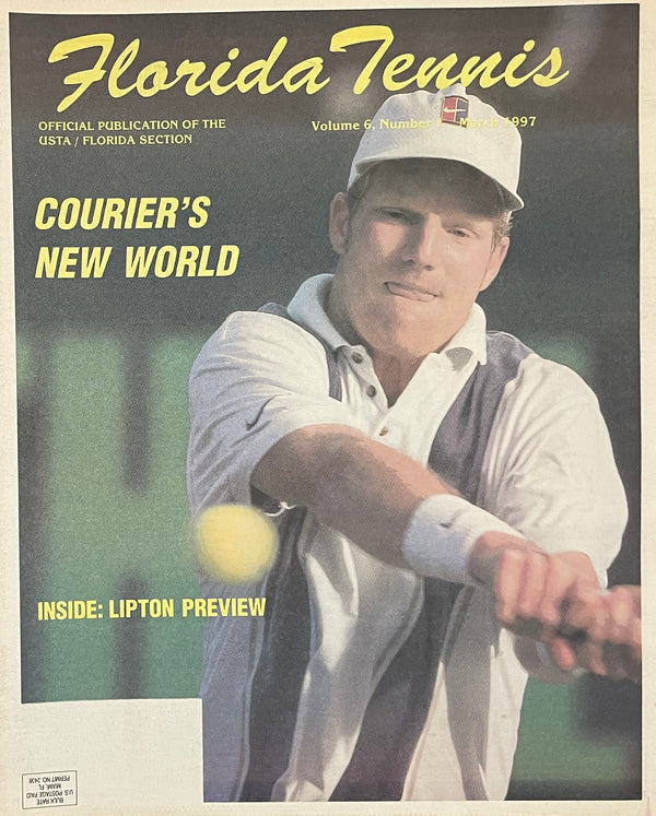 Florida Tennis Magazine March 1997 | Jim Courier Cover