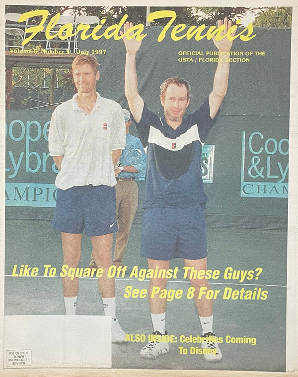 Florida Tennis Magazine July 1997 | Haarhuis & Eltingh Cover