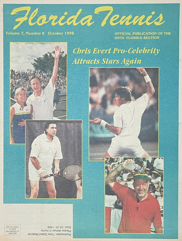 Florida Tennis Magazine October 1998 | Chris Evert Pro-Celebrity Event