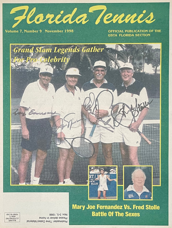 Florida Tennis Magazine November 1998 | Grand Slam Legends Pro-Celebrity