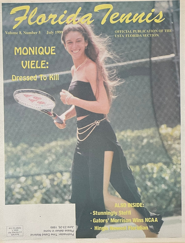 Florida Tennis Magazine July 1999 | Monique Viele Cover
