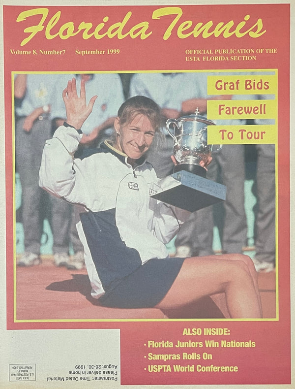 Florida Tennis Magazine September 1999 | Steffi Graf Farewell Issue