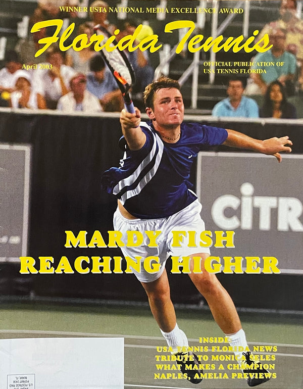 Florida Tennis Magazine April 2003 | Mardy Fish