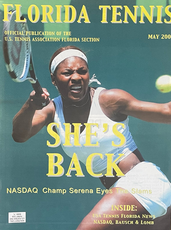 Florida Tennis Magazine May 2004 | Serena Williams | Nasdaq Open Champion