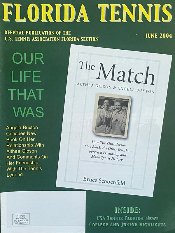 Florida Tennis Magazine June 2004 | Althea Gibson & Angela Buxton