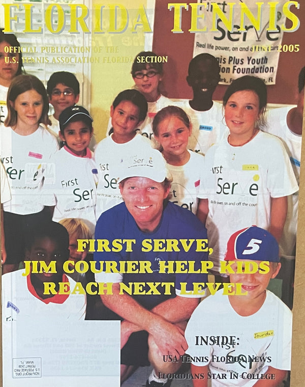 Florida Tennis Magazine June 2005 | Jim Courier First Serve