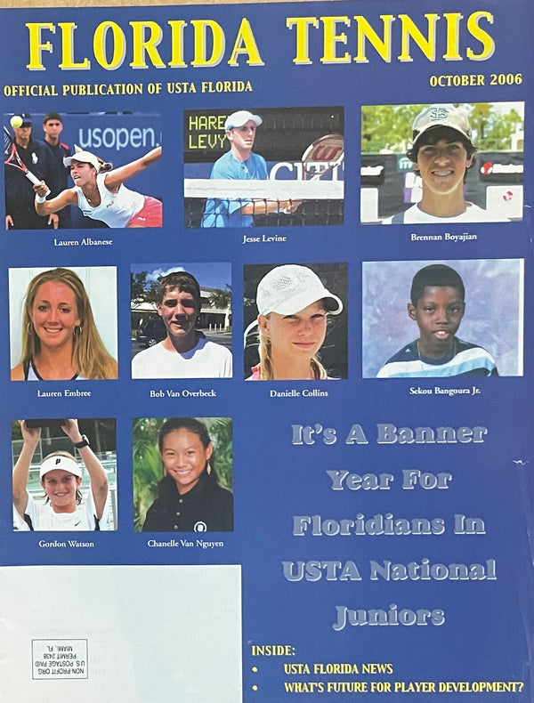 Florida Tennis October 2006 | Danielle Collins & USTA National Juniors