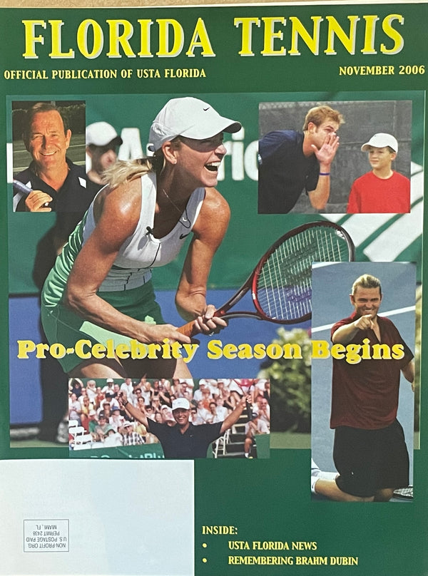 Florida Tennis Magazine November 2006 | Chris Evert & Pro-Celebrity Tennis