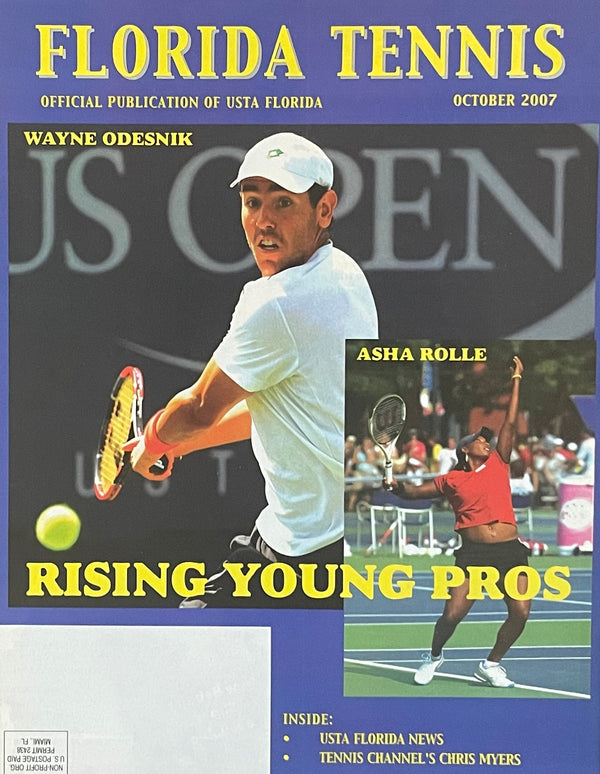 Florida Tennis Magazine October 2007 | Wayne Odesnik & Asha Rolle