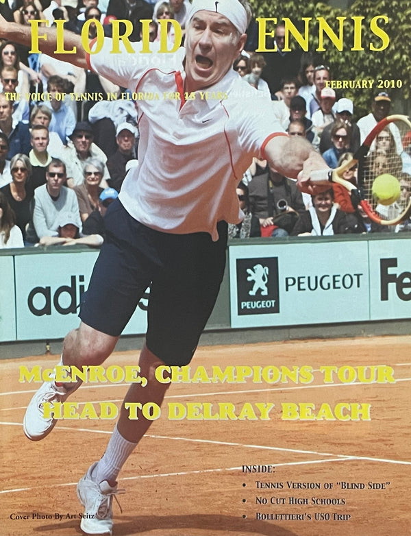 Florida Tennis Magazine February 2010 | John McEnroe Champions Tour