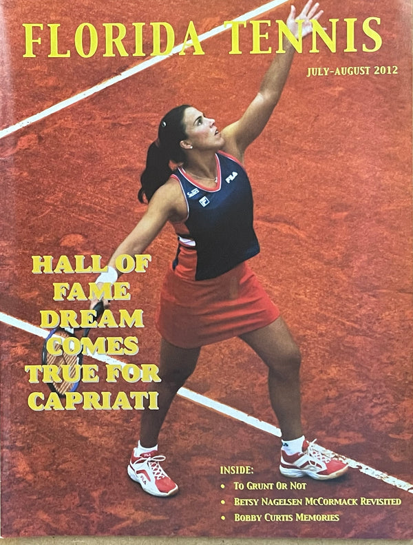 Florida Tennis Magazine July/August 2012 | Jennifer Capriati Hall of Fame