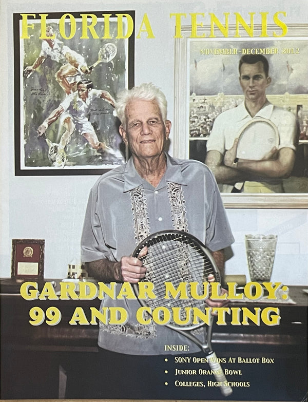 Florida Tennis Magazine November/December 2012 | Gardnar Mulloy at 99