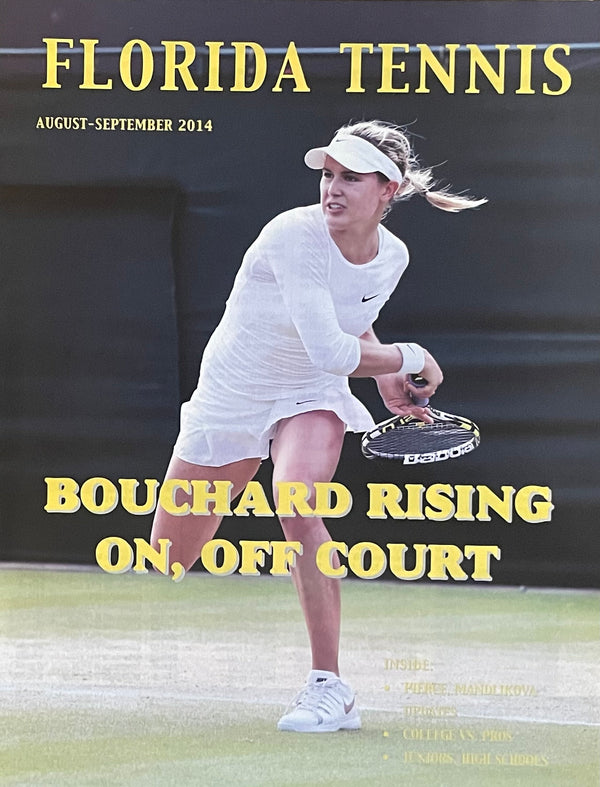 Florida Tennis Magazine Aug/Sep 2014 | Eugenie Bouchard Cover