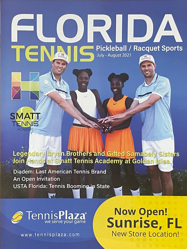 Florida Tennis Magazine Jul/Aug 2021 | Bryan Brothers & Samabaly Sisters