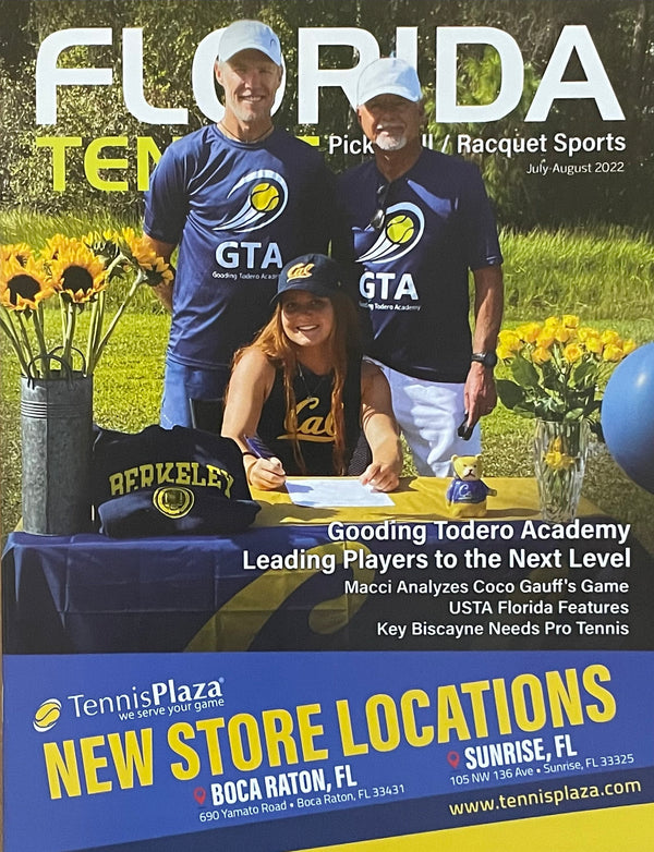 Florida Tennis Magazine Jul/Aug 2022 | Gooding Todero Academy