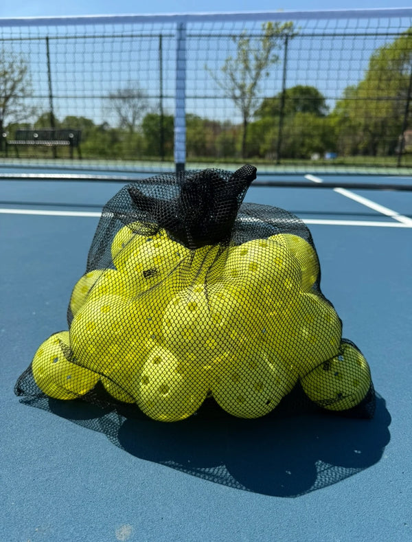 OCOC Outdoor Pickleballs – 25 Ball Set with Mesh Bag