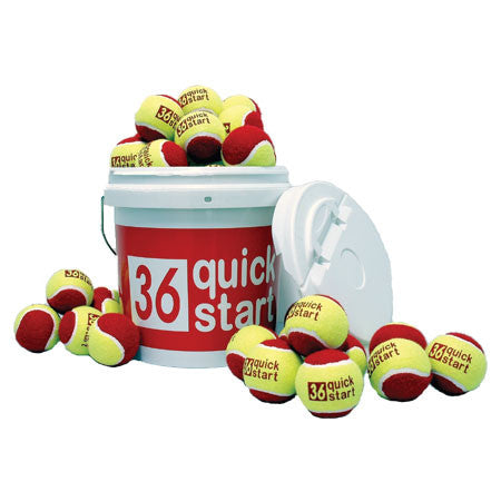 Quick Start 36 - Youth Red Felt Tennis Balls