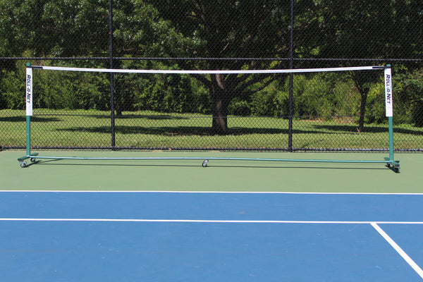 Roll-a-Net Portable Tennis Net - Patented Oval Tube System