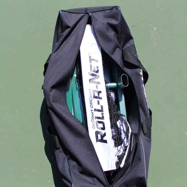 Roll-a-Net Portable Tennis Net - Patented Oval Tube System
