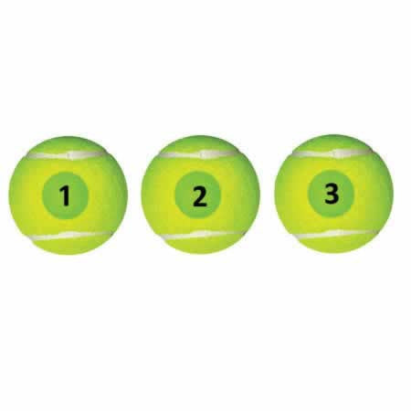 Quick Start 78 - Youth Green Dot 3 Balls/Can, 24 Cans