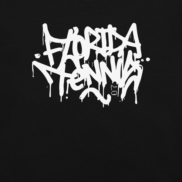 Florida Tennis Graffiti style tee. (100% ring-spun cotton)